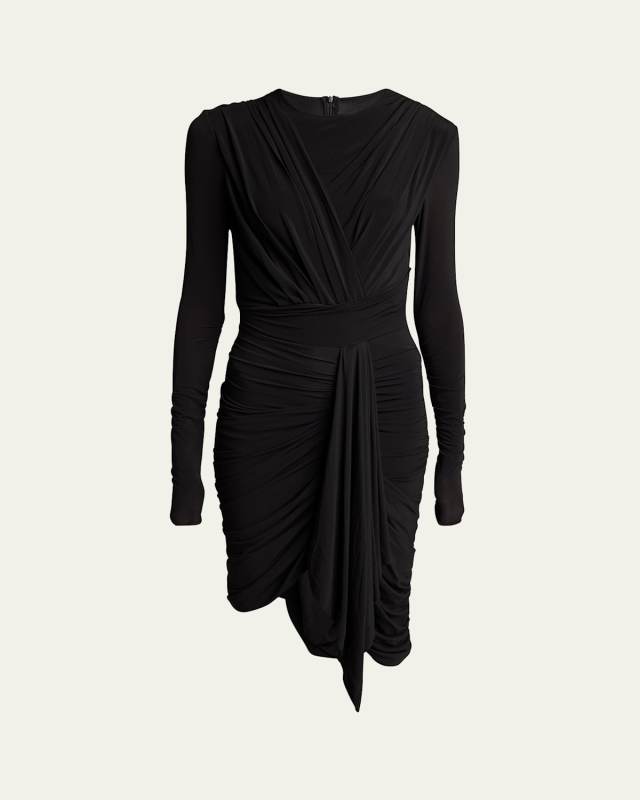 Zorah Draped Jersey Dress